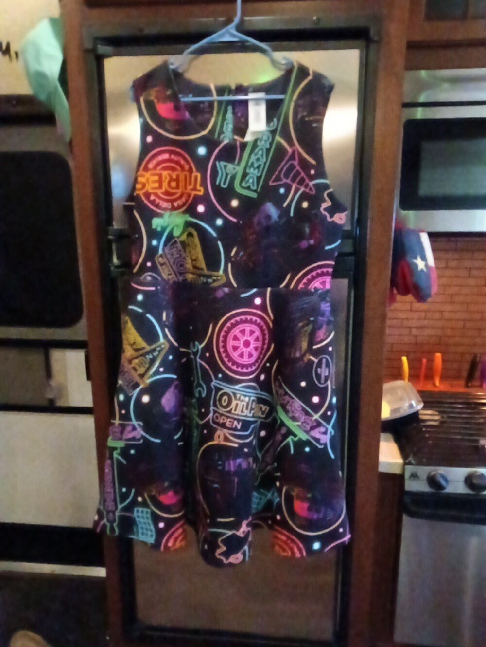 Disney Parks Cars Land Neon Sign Dress Size XL Very Clean